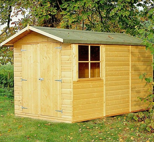 10x7 wooden garden shed - 10x7,