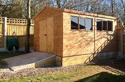 Wooden workshop shed - 10,