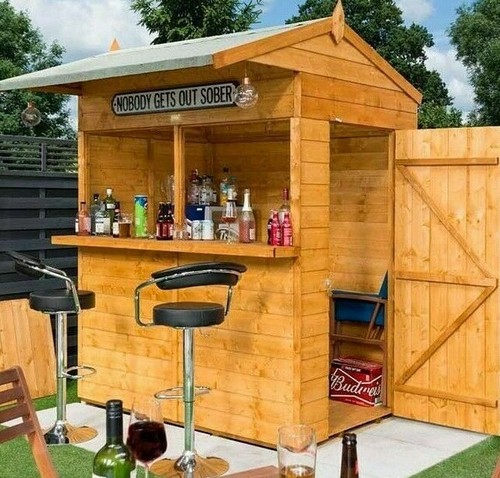 Rowlinson garden bar shed - rowlinson,