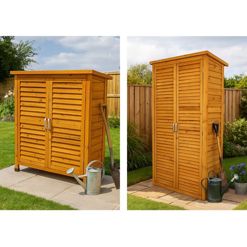 Wooden garden storage tool - storage,