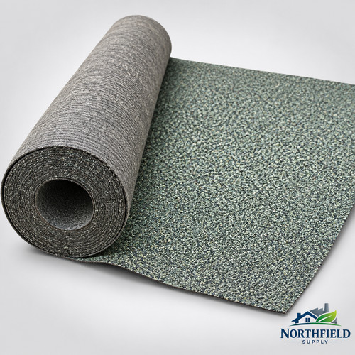 Green mineral roofing - green, felt