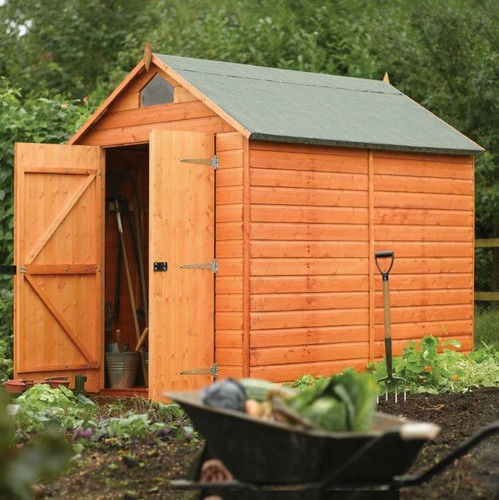 8x6 rowlinson shed wooden - 8x6,