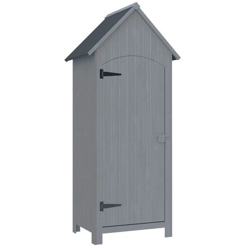 Wooden garden storage shed - garden,