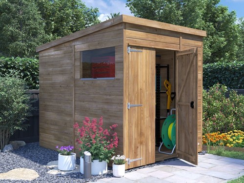Wooden bike shed 6ft - 6ft, 8ft