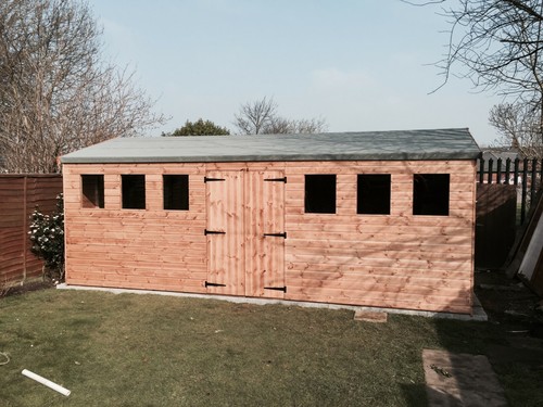 Wooden shed workshop - 20,