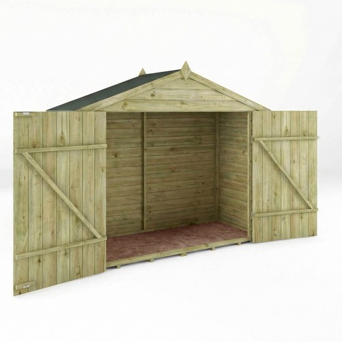 Wooden bike store - store, garden
