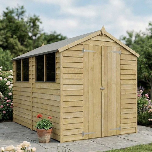 10x6 wooden garden shed - 10x6,