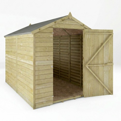 8x6 wooden garden shed apex - garden,