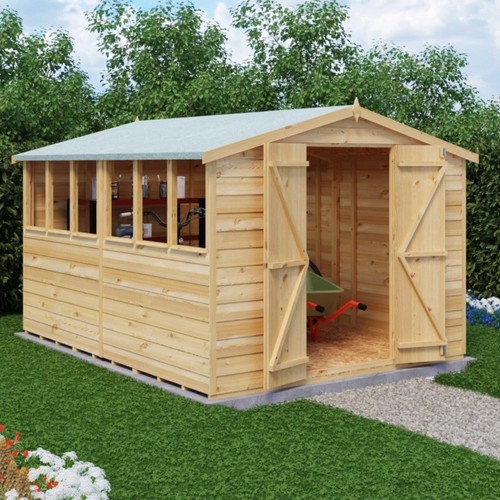 10x8 wooden garden - garden, apex