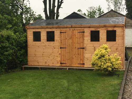 Wooden shed workshop - wooden,